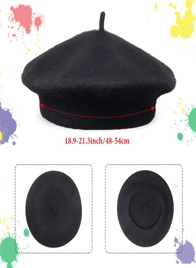 Keymall Artist Costume for Kids 5 Pcs Painter Costume With Beret Smock Palette Stickers For Halloween Career Day Dress Up (Multicolor) - Image 3
