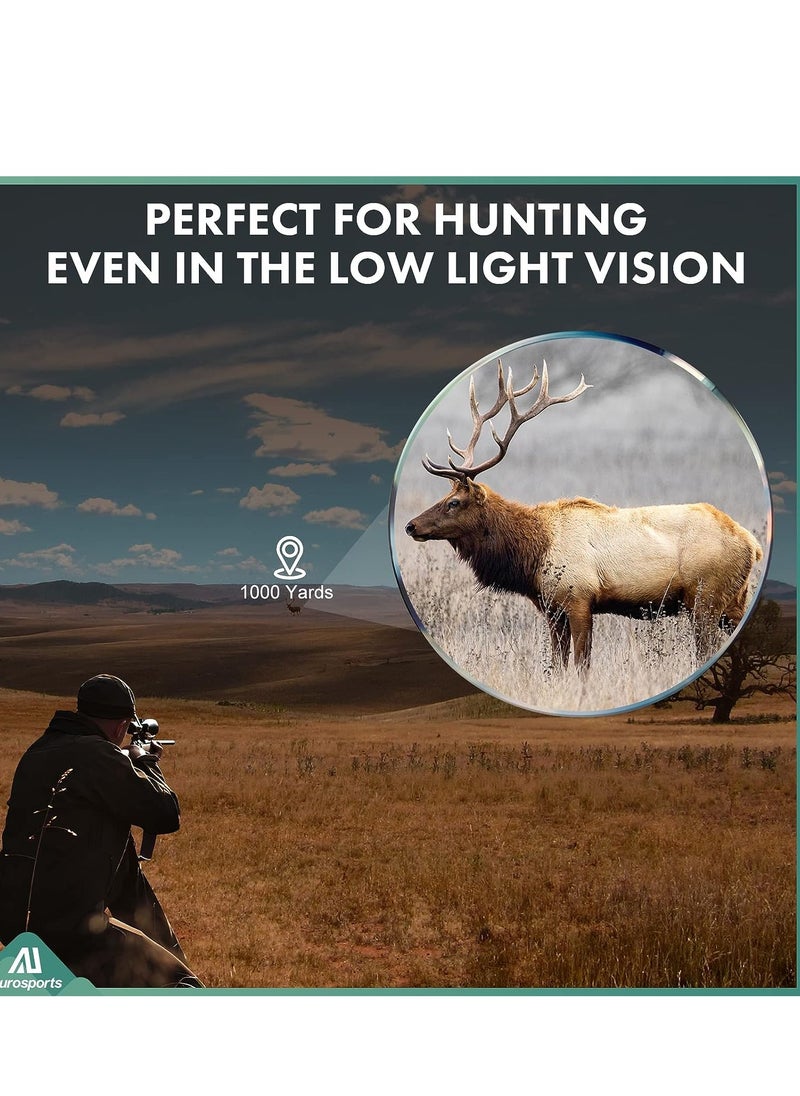 Aurosports Aurosports 10x25 Binoculars for Adults and Kids, Large View Compact Binoculars with Low Light Vision, Easy Focus Small Binoculars for Bird Watching Outdoor Travel Sightseeing Concert Hunting Hiking  - Image 3