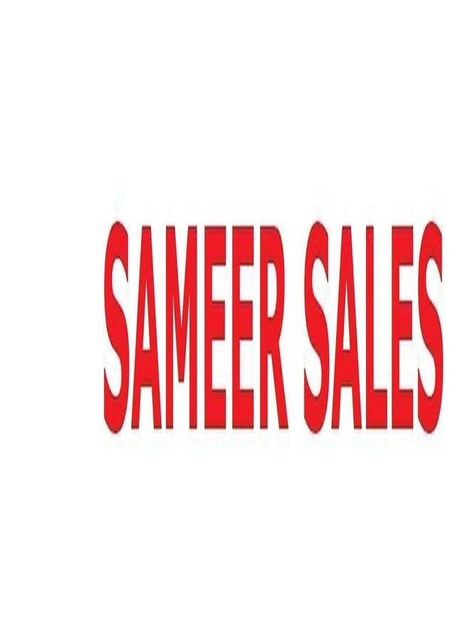SAMEER SALES أسطوانة روتي رخامية / تشاكلا / لوح شوبك / صانع روتي / صانع فولكا / صانع شاباتي تشاكلا / شوبك رخامي / رخام بيلان للمطبخ. (الحجم: 9 بوصة) (أبيض 1) - Image 5
