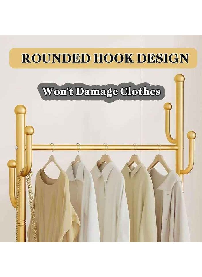 100CM Freestanding Clothes Rack with Storage Base – Space-Saving Organizer for Shoes, Bags & Daily Wear (170×100×35cm)