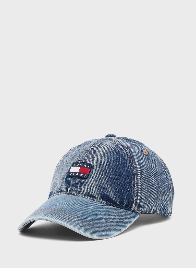 تومي هيلفيغر Logo Curved Peak Cap