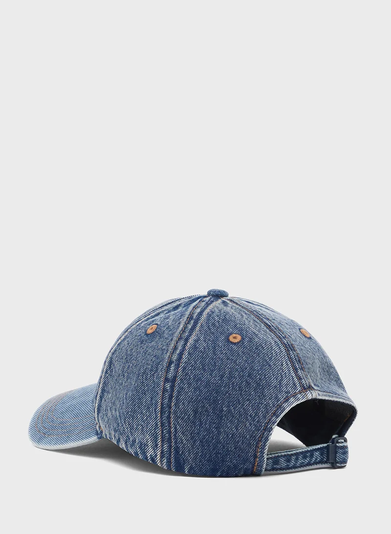 تومي هيلفيغر Logo Curved Peak Cap