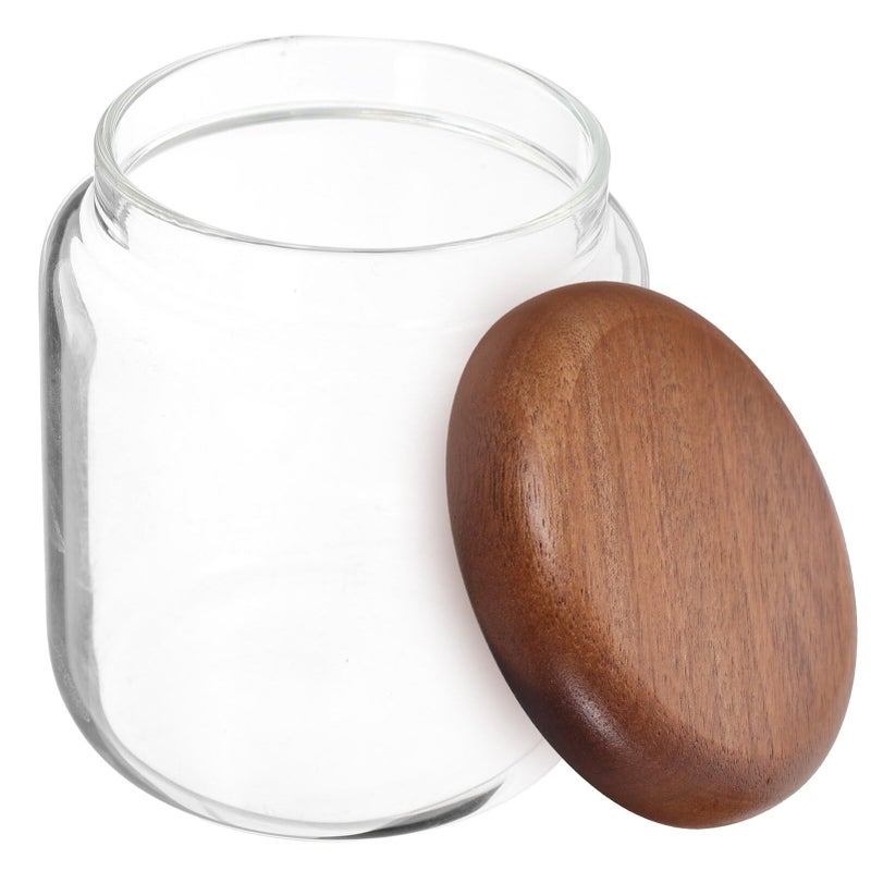 Kichvoe Airtight Glass Food Canister Jar Storage For Candy Tea Snacks As Shown 1 - Image 2