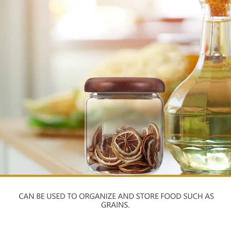 Kichvoe Airtight Glass Food Canister Jar Storage For Candy Tea Snacks As Shown 1 - Image 4