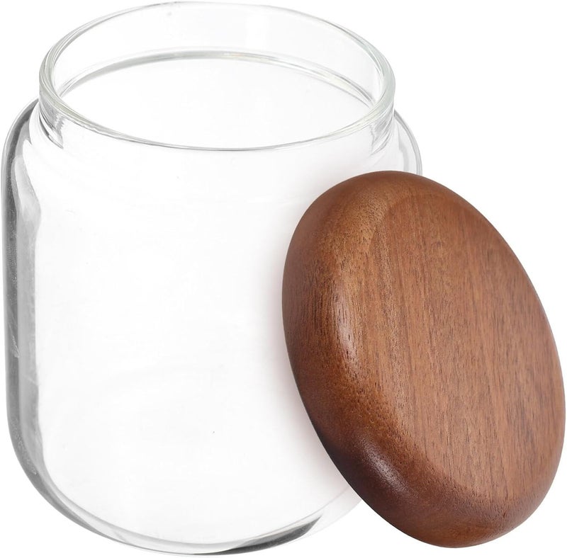 Kichvoe Airtight Glass Food Canister Jar Storage For Candy Tea Snacks As Shown 1 - Image 1