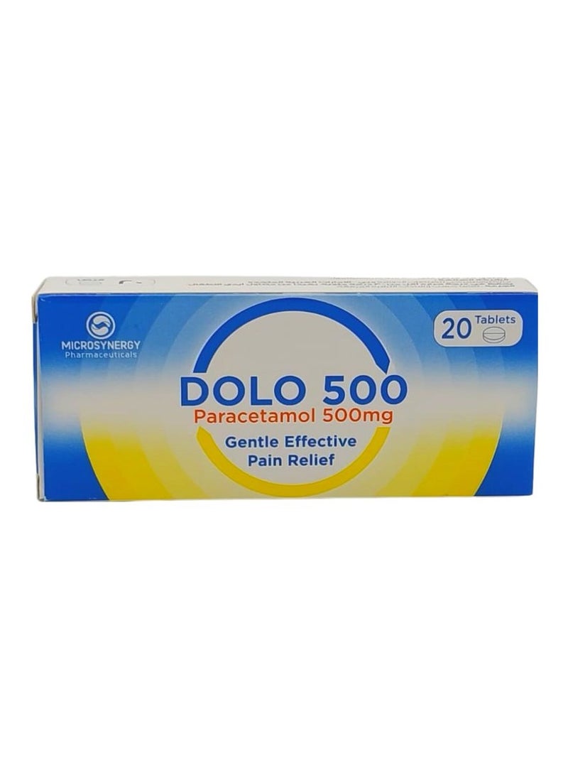 Dolo 500mg – 20 Tablets