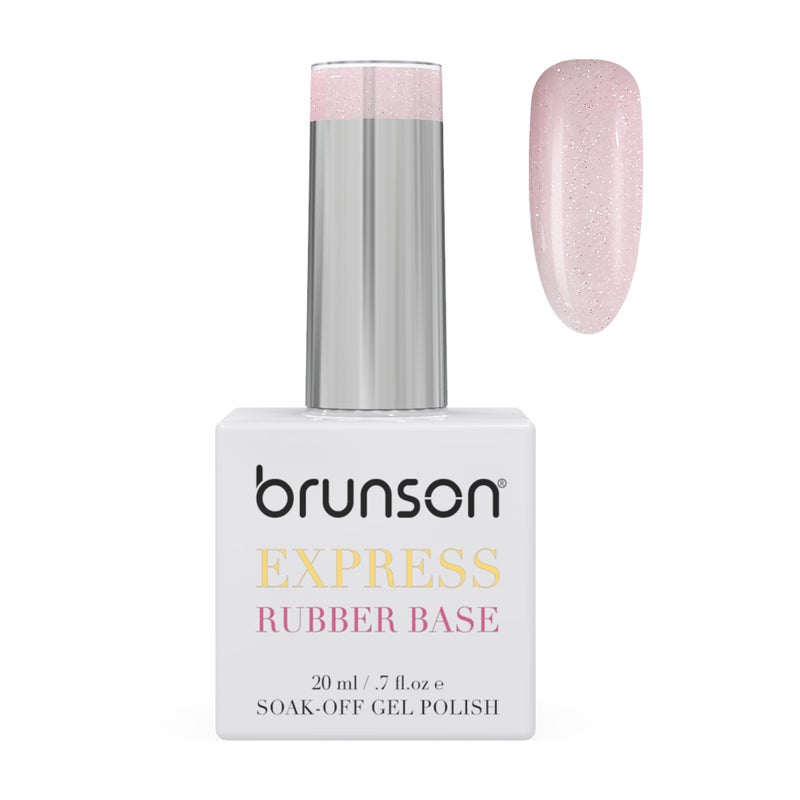brunson TPO free Rubber Base Gel polish 20ml Soak Off Base Coat for Nail Strengthening Long Lasting Gel Polish Base for Chip Free Shine Brittle Nails UV Rubber base Russian manicure Non Yellowing salon manicure - Image 1