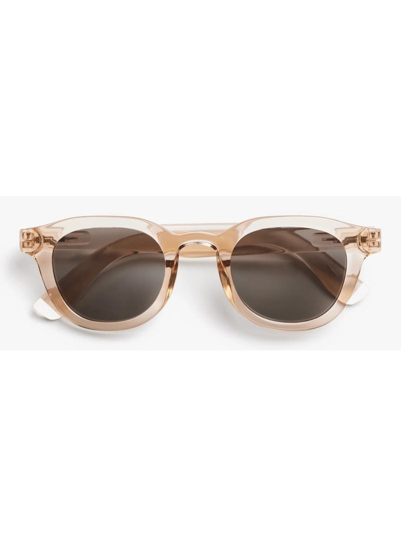 BARNER Andy Pink Quartz Sun Lente: S45 - Unisex  Round Sunglasses - Image 1