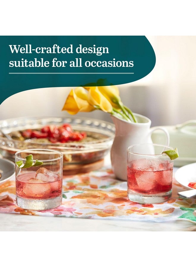 LIBBEY 917Cd Heavy Base Rocks Glasses Set Of 12, Rocks Whiskey Glasses Set With Simple Lines, Dishwasher Safe Cocktail Drinking Glasses, Ideal Rocks Glassware For Special Moments - Image 4