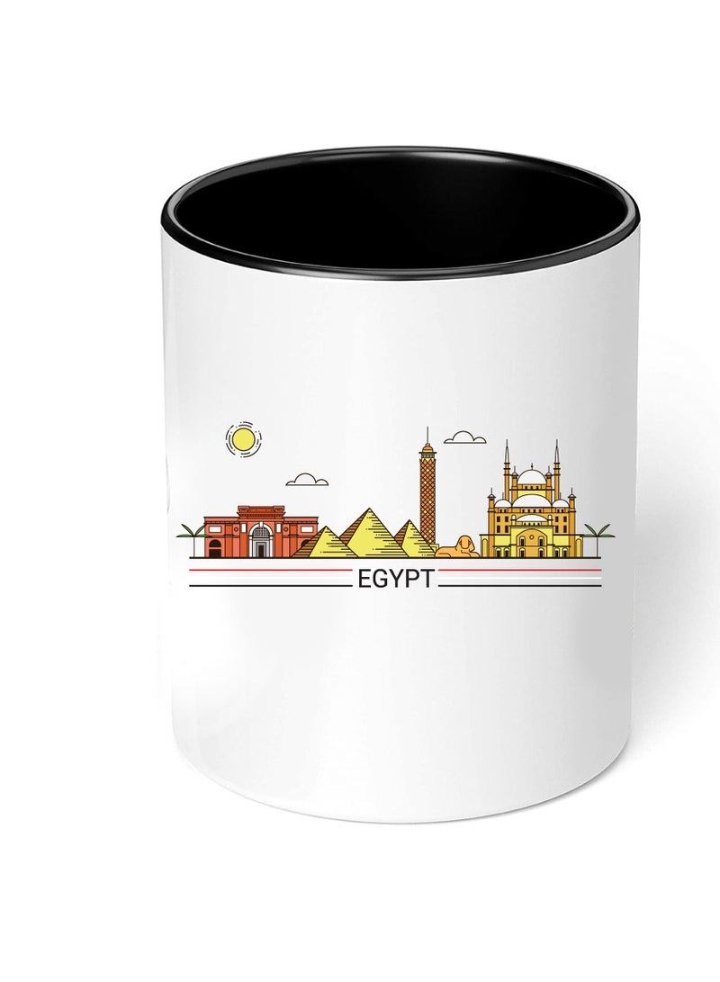 كوب قهوة أسود لليوم الوطني المصري - هدية لكل مصري - مثالي لعيد الاستقلال المصري - 11 أونصة - Image 4