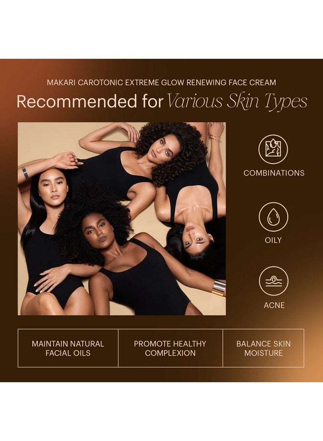 Makari Naturalle Carotonic Extreme Glow Renewing Face Cream Spf15 (1.7 Oz) | Brightens, Moisturizes, And Rejuvenates Skin | Helps Diminish Acne, Control Oily Face, And Minimize The Appearance Of Aging - Image 5