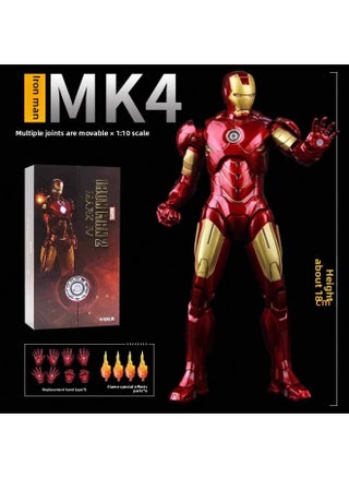 Zhongdong Iron Man Hand-made MK85 Marvel 3 Avengers 2 Mark 50 Luminous Action Figure Model Toy-Color:Iron Man Mk4 Luminous Version 1907-04 - pzsku/ZDDFB08F55776F5467691Z/45/1745836511/07f13282-5efc-4554-845a-f16a63770ce7