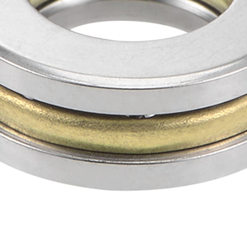 uxcell F6-14M Thrust Ball Bearings 6mm x 14mm x 5mm Chrome Steel Single Direction 10pcs - Image 4