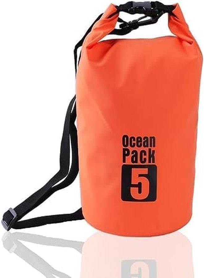 NANIAAY Waterproof Dry Bag with Adjustable Strap | 5L Floating Pouch for Kayaking, Swimming, Boating & Outdoor Adventures | Lightweight & Durable PVC Bag - Image 1