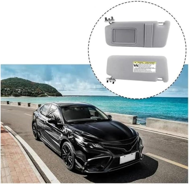 Yurefax Car Interior Sun Visor with Mirror for Toyota - Image 2