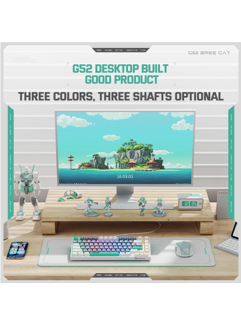 onikuma - G52 Type-C Wired Computer Gaming Keyboard RGB Backlight For PC - Image 1