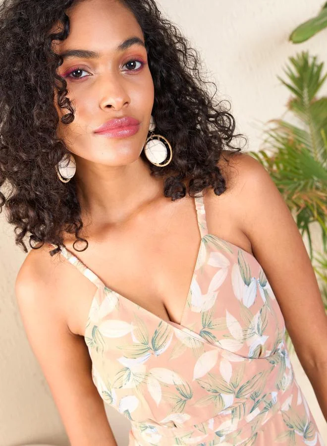 ساسافراس Floral Print Maxi Dress