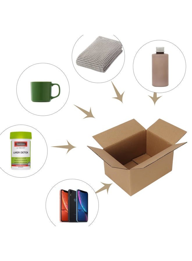 ZBEIVAN 7x5x4 Inches Shipping Boxes Pack of 25, Small Corrugated Cardboard Box for Business Mailing Packaging, Brown - Image 3