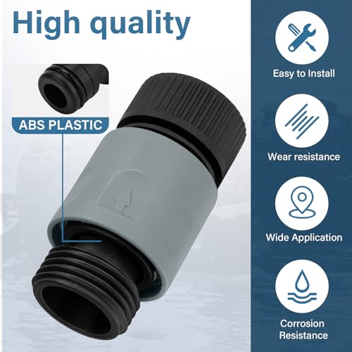 Trdzi Outboard Flush Adapter Replacement for Yamaha, Outboard Quick Connect Flush Kit Compatible with All Four Stroke Models(8HP-425HP), V Max SHO and XTO Offshore - Boat Motor Quick Connect Flush Adapter - Image 3
