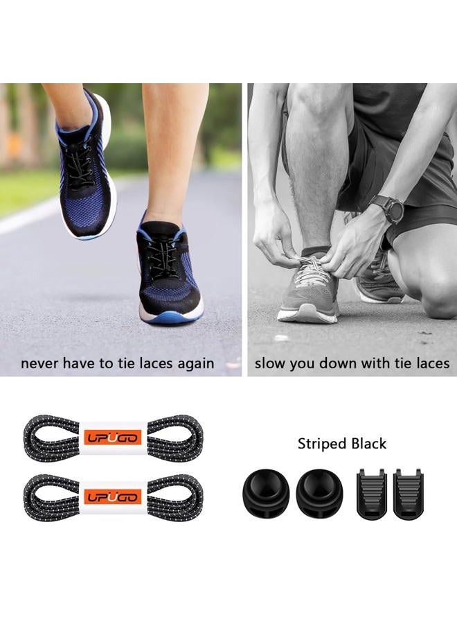 UpUGo Elastic Shoe Laces, No Tie Shoe Laces Tieless for Kids, Adults, Elderly, One Size Fit All - Image 2