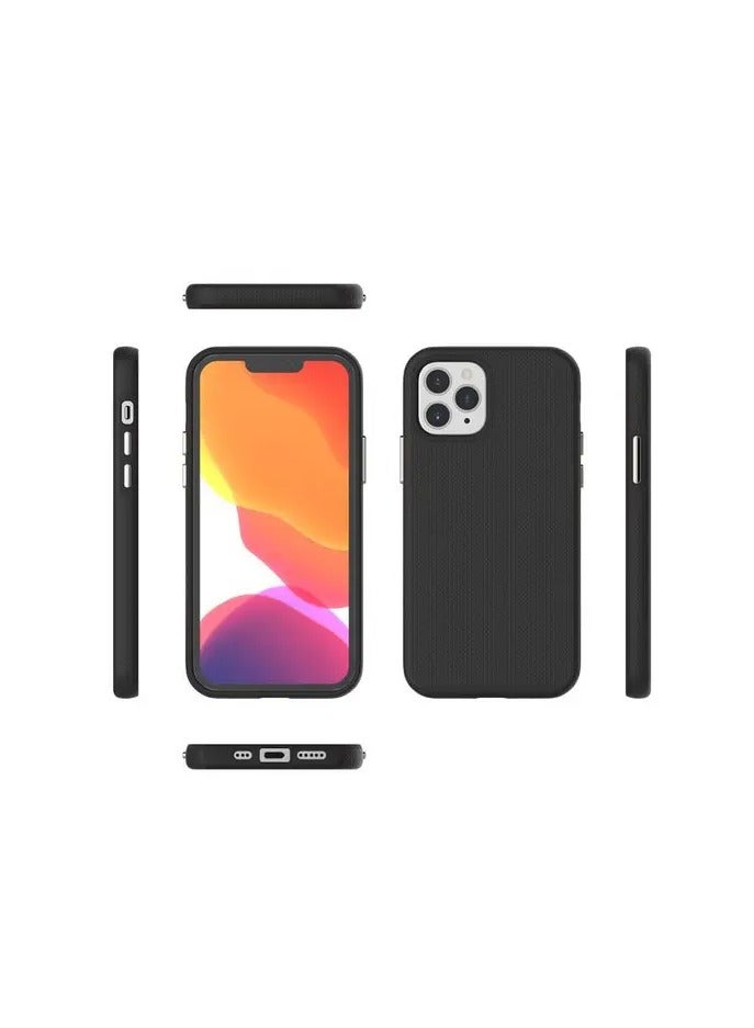 ديفيا جراب iPhone 12 Pro Max KingKong Series مقاس 6.7 بوصة / تصميم قابل للفصل / زر أنيق، مطلي بالكهرباء / حافة TPU / جراب مزدوج الطبقات / مادة داخلية ناعمة / حماية مزدوجة لشاشة الكاميرا - أسود - Image 2