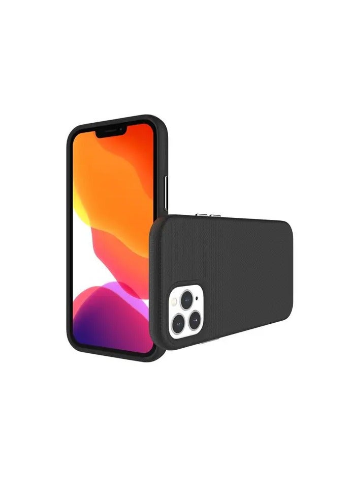 ديفيا جراب iPhone 12 Pro Max KingKong Series مقاس 6.7 بوصة / تصميم قابل للفصل / زر أنيق، مطلي بالكهرباء / حافة TPU / جراب مزدوج الطبقات / مادة داخلية ناعمة / حماية مزدوجة لشاشة الكاميرا - أسود - Image 3