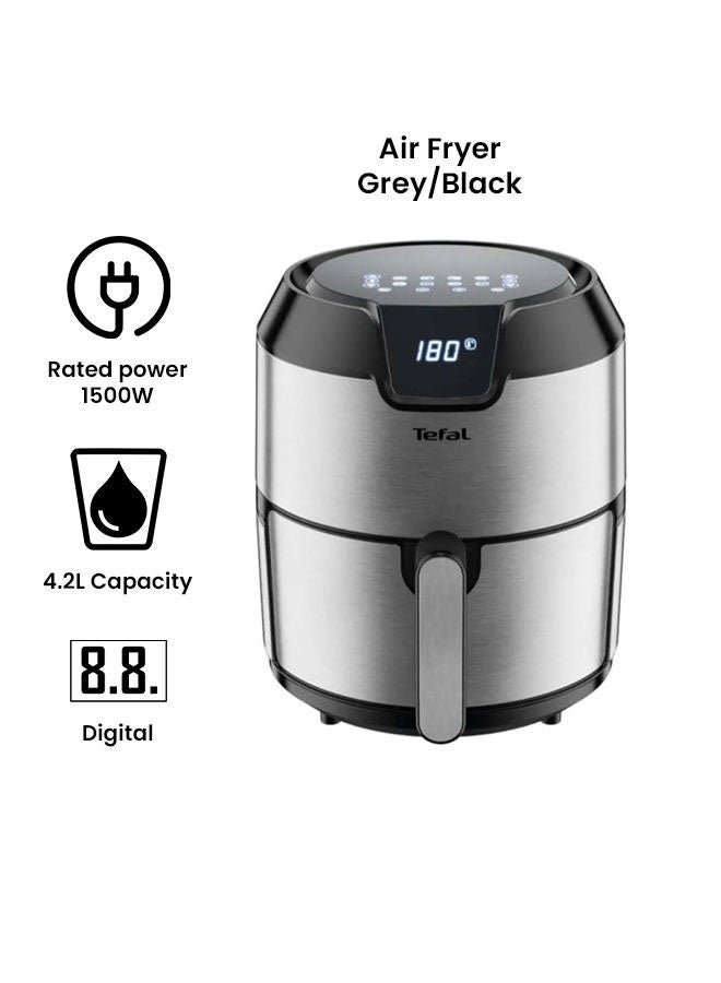 تيفال قلاية هوائية إيزي فراي ديلوكس 4.2 L 1500 W EY401D27 رمادي/أسود - Image 2
