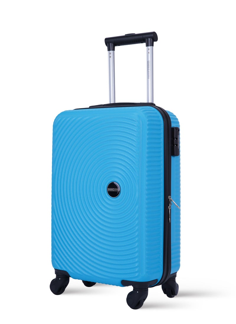 PARAJOHN - Astro Cabin Size ABS Hardside Spinner Luggage Trolley 20 Inch Blue - Image 1