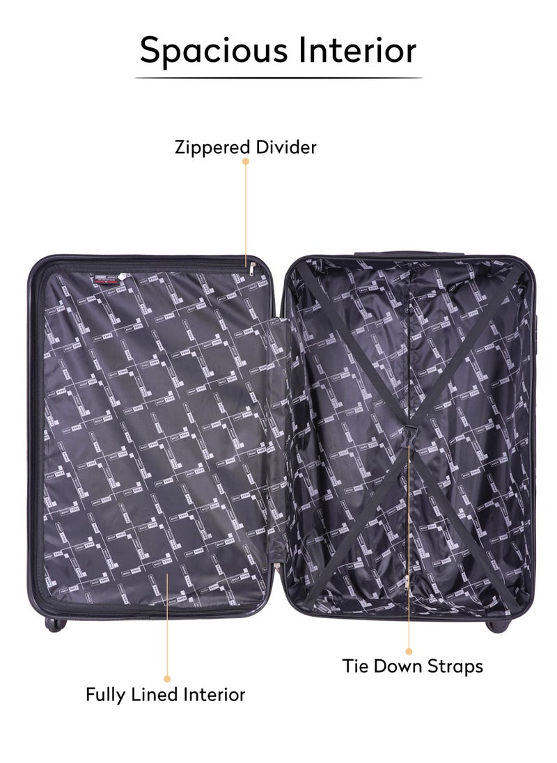 PARAJOHN - Astro Cabin Size ABS Hardside Spinner Luggage Trolley 20 Inch Blue - Image 1