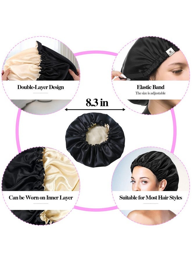 Aozzy 10Pcs Detangling Brush For Black Natural Hair Curly Hair Set With Sleep Bonnet Afro America/African 3A To 4C Texture Easier And Faster On Wash Days - Image 5
