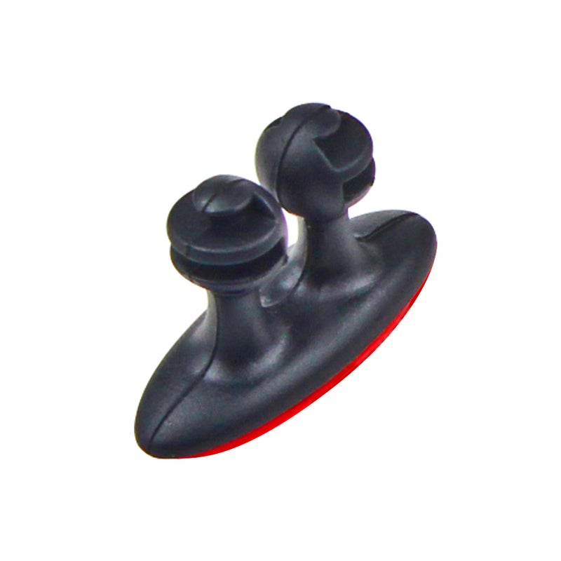 Car navigation car charger data cable fixed clip line buckle multi-function line card 8 clip black - Image 5