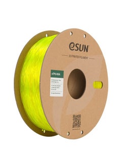 إي صن eSUN eTPU-95A خيوط طباعة مرنة ثلاثية الأبعاد، أصفر شفاف، 1 كجم  - Image 1