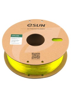 إي صن eSUN eTPU-95A خيوط طباعة مرنة ثلاثية الأبعاد، أصفر شفاف، 1 كجم  - Image 2