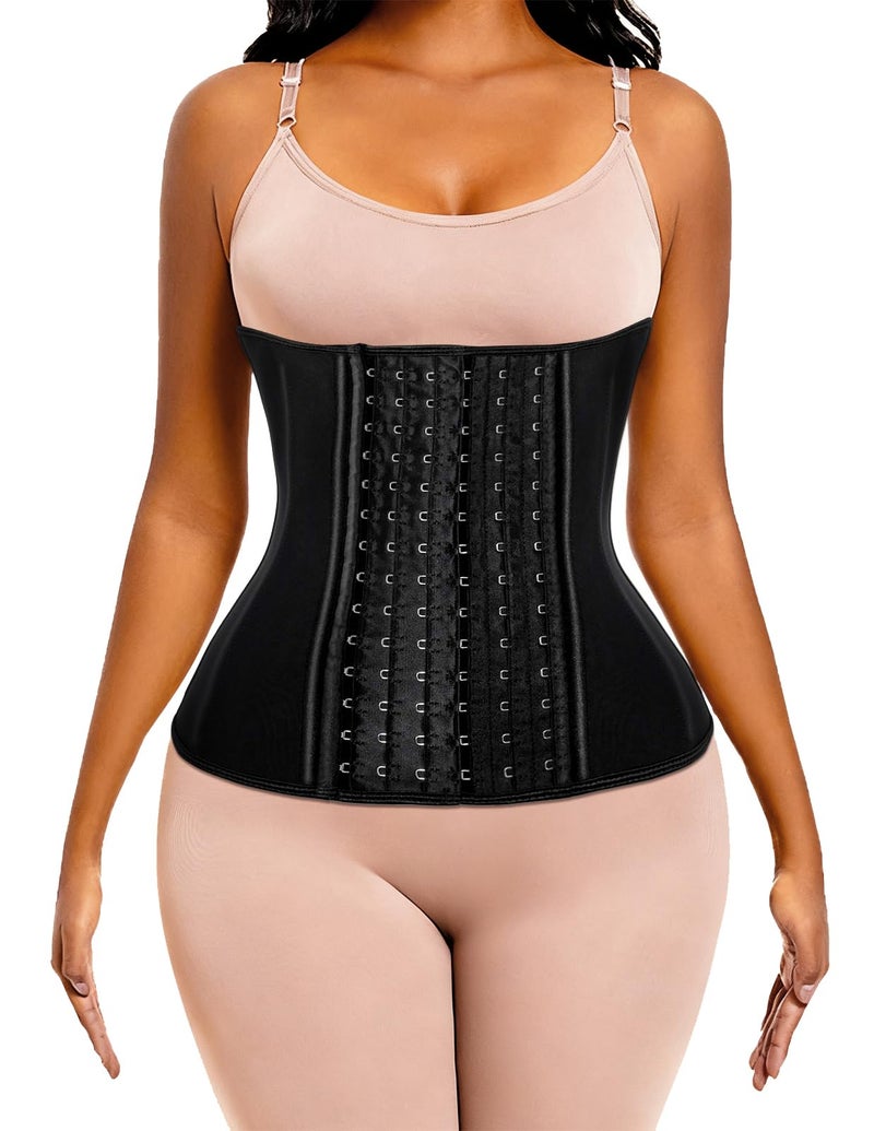ECOWALSON Waist Trainer for Women - 9/25 Steel Bones & Additional Extender Cincher Corset for Hourglass body Shaper - Image 1