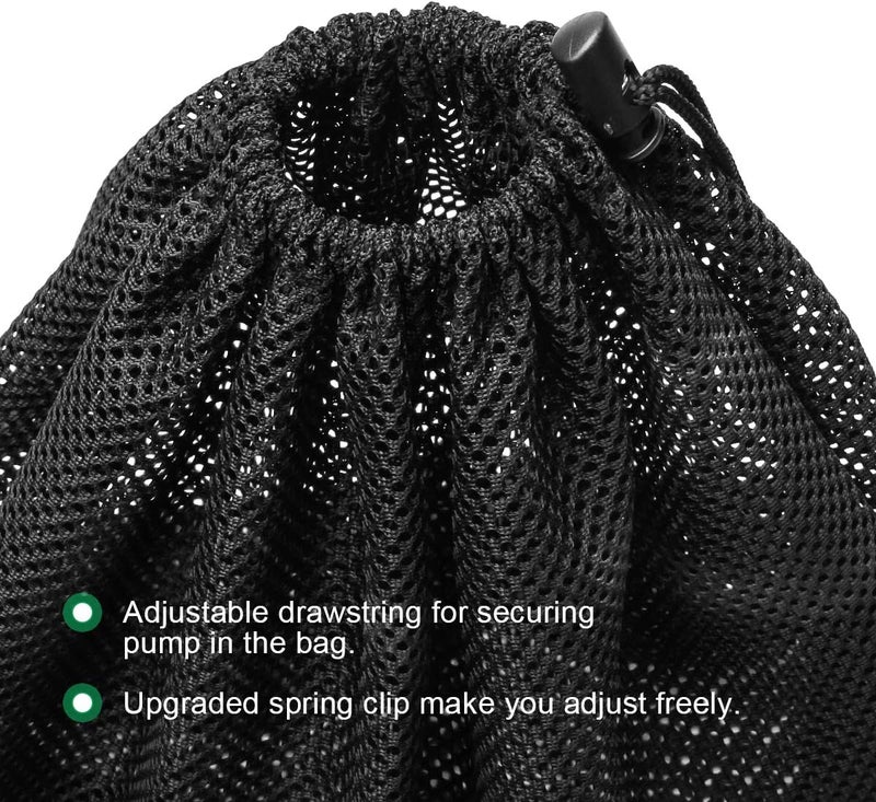 Coolrunner Pump Barrier Bag, 17.3"x 17.3" Pond Filter Mesh for Biological Filters, Black Large Media - Image 4