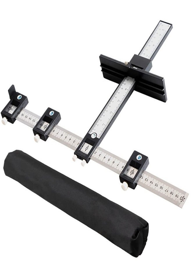 Joywayus Drill Punch Locator Cabinet Hardware Jig New Black Template Woodworking Accurate Drilling Tool - Image 1