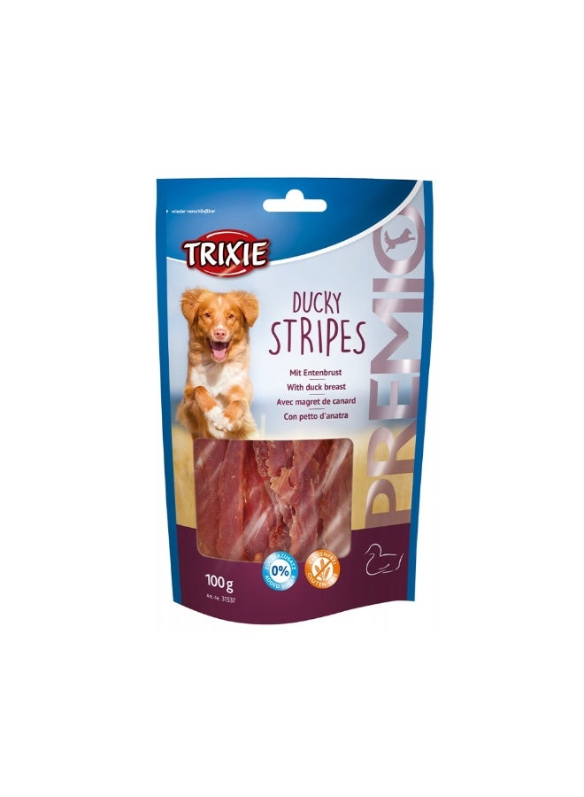 Trixie Premio Ducky Stripes Dog Treats - 100g