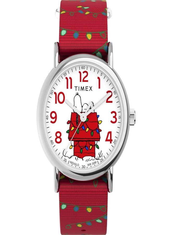 Timex Women's Analog Quartz Watch with Nylon Strap TW2W80800JT - Image 1