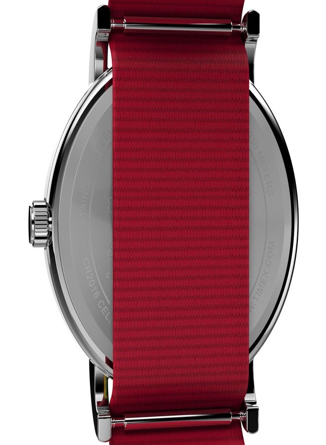 Timex Women's Analog Quartz Watch with Nylon Strap TW2W80800JT - Image 4