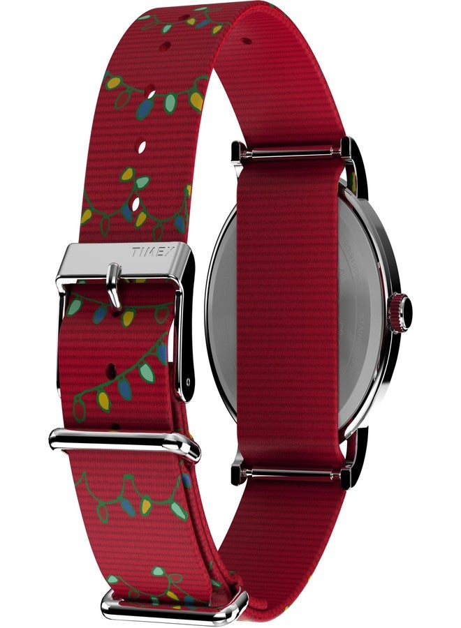 Timex Women's Analog Quartz Watch with Nylon Strap TW2W80800JT - Image 5