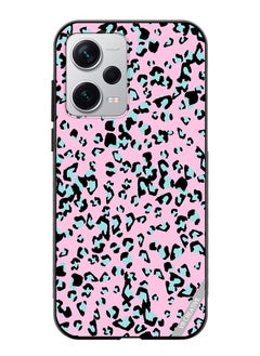 Protective Case Cover For Xiaomi Redmi Note 12 Pro Plus Pink Leopard Print Design Animal Skin Pattern Vector Illustration Design Multicolour