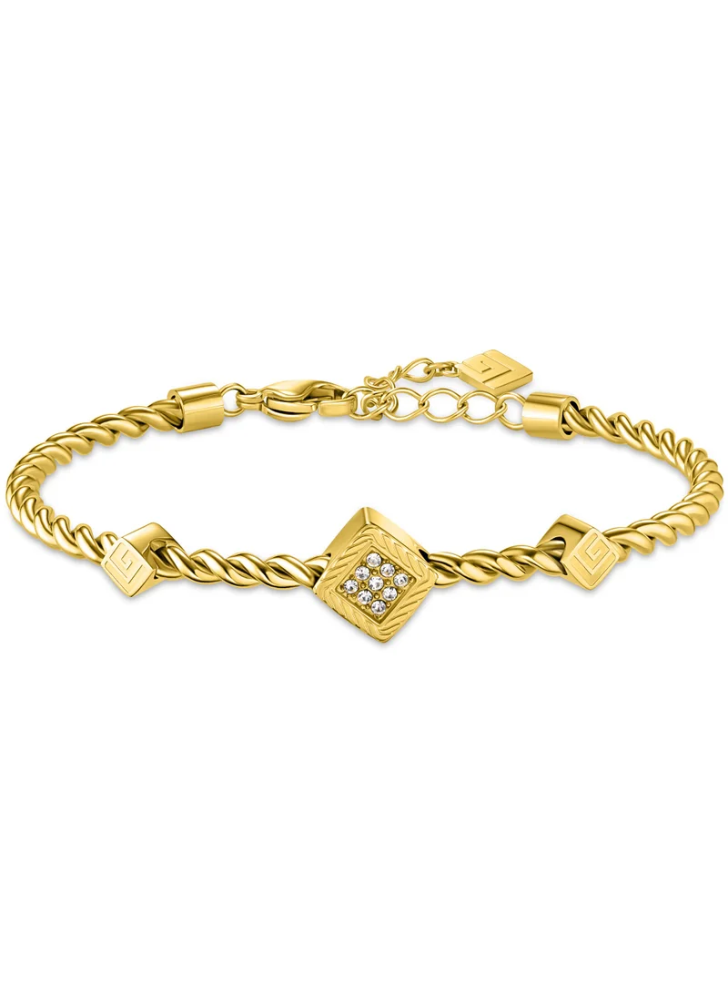 غاي لاروش Eleonore Gold Plated Twisted Chain Bracelet for Women