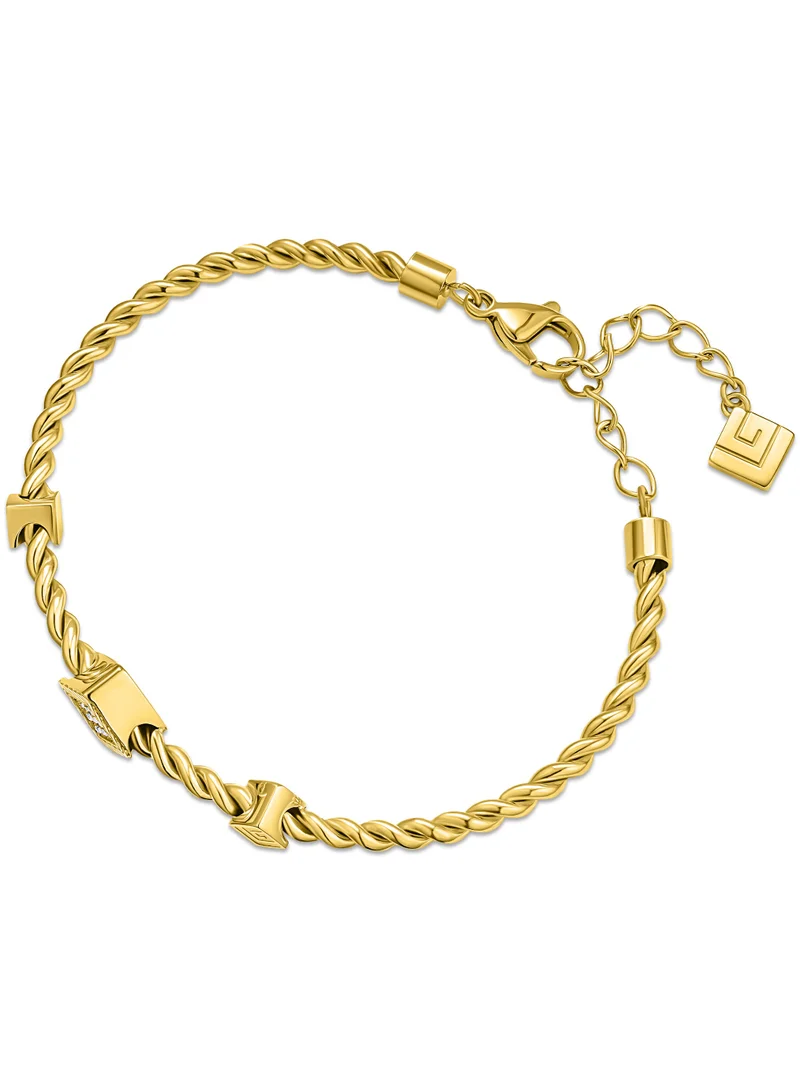 غاي لاروش Eleonore Gold Plated Twisted Chain Bracelet for Women