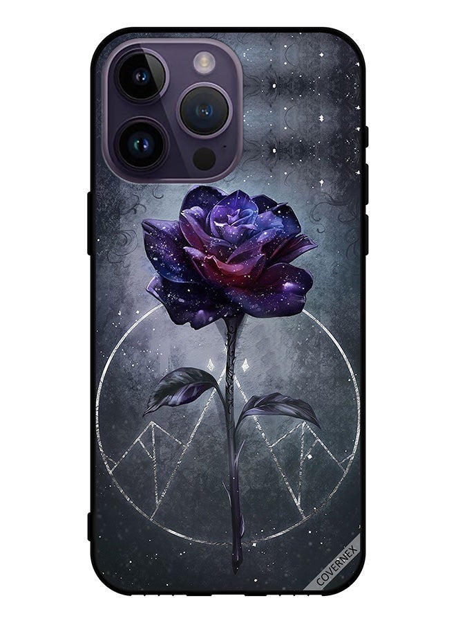 Covernex Protective Case Cover For Apple iPhone 14 Pro Max Dark Flower Wallpaper - Image 1