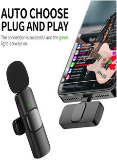 WALL BEAUTY 4 In 1 K9 Wireless Microphone Digital Mini Portable Recording Clip Mic With Receiver For All Type C Micro USB Lightning IOs Mobile Phones Camera Laptop For Vlogging  - Image 4