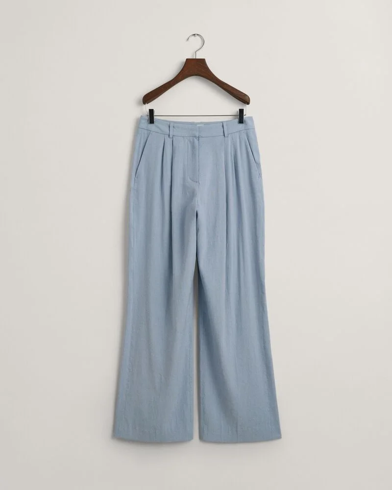 Gant  Relaxed Stretch Linen Tailored Pant for Women | Best Price UAE
