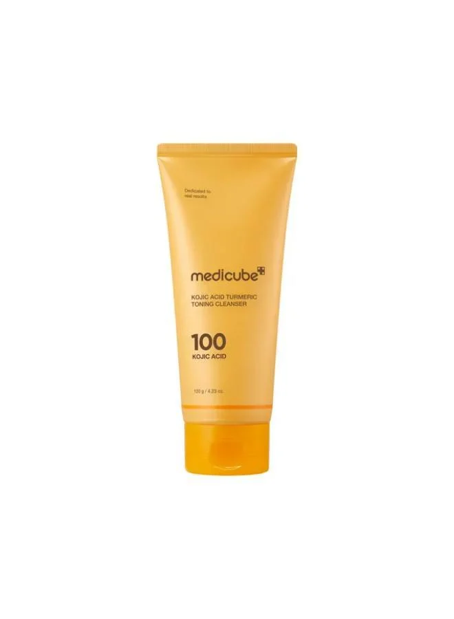 MEDICUBE KOJIC ACID TURMERIC TONING CLEANSER 120G