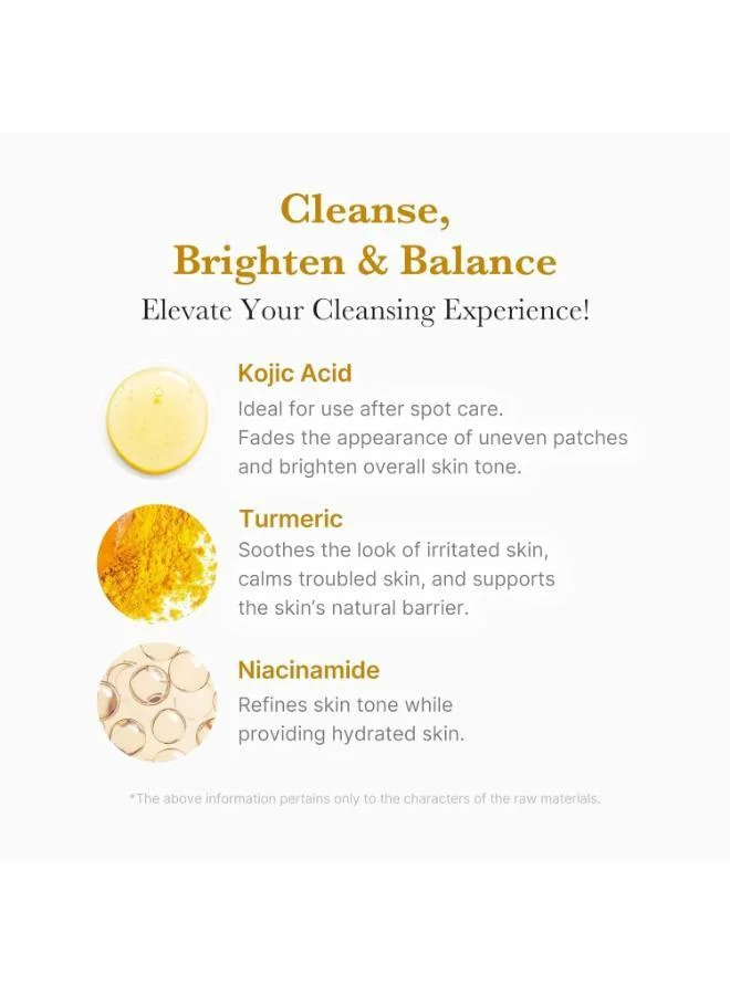 Medicube  MEDICUBE KOJIC ACID TURMERIC TONING CLEANSER 120G for Women | Best Price UAE