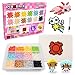 Pix Brix Pixel Art kit Puzzle Bricks 3000 Piece Pixel Art Container 12 Color Light Palette Interlocking Building Bricks Create 2D and 3D Builds Without Water or Glue Stem Toys Ages 6 Plus - Image 2