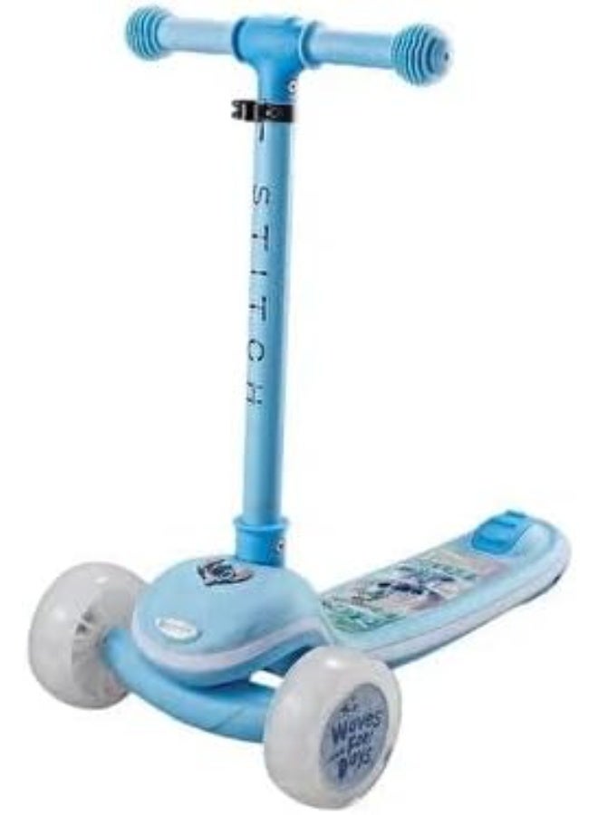 STITCH Disney Stitch 3-Wheel Scooter With Multiple Light Modes DCA51974-ST - Image 1
